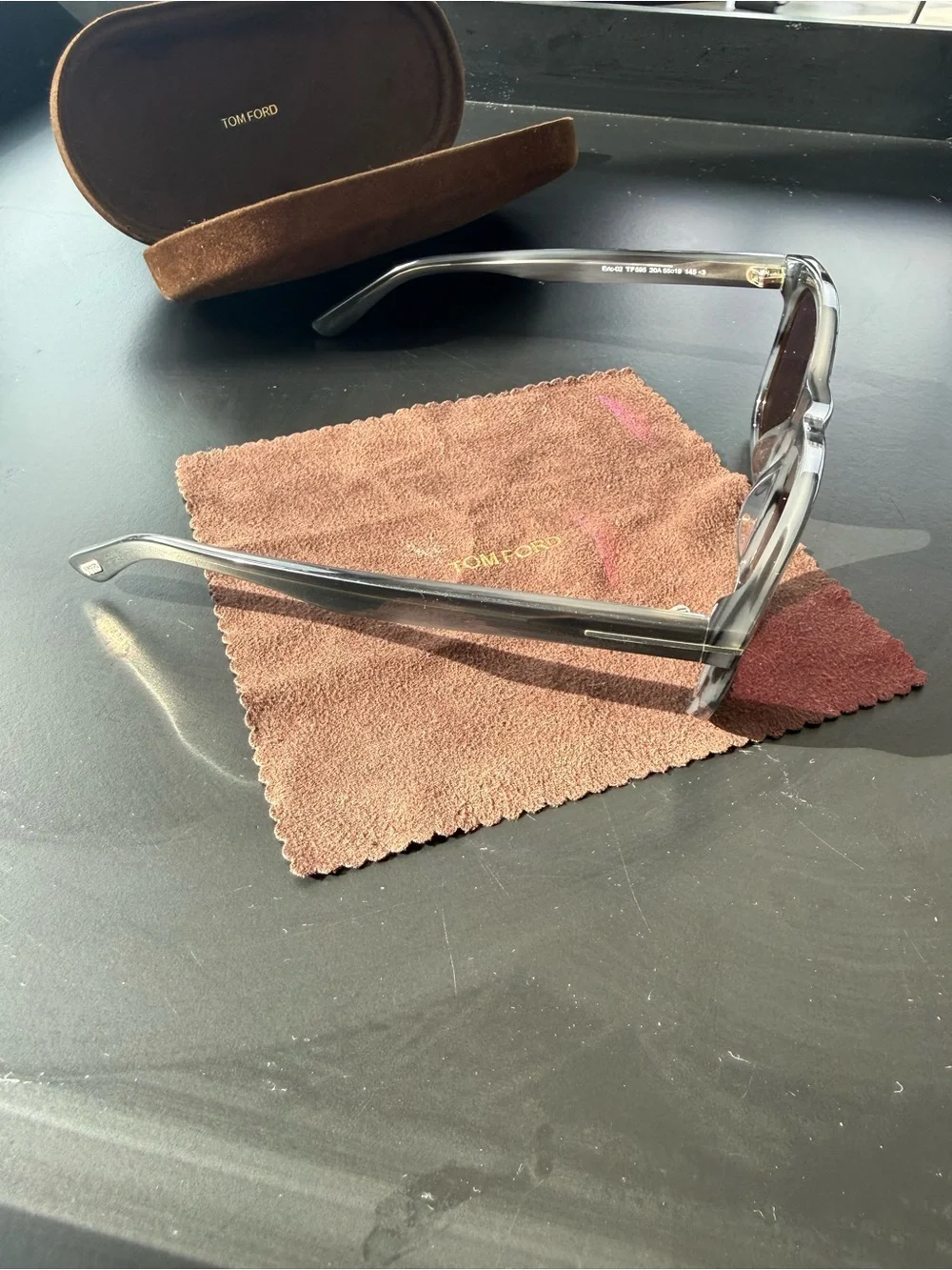 Tom Ford gray sunglasses Eric 55mm